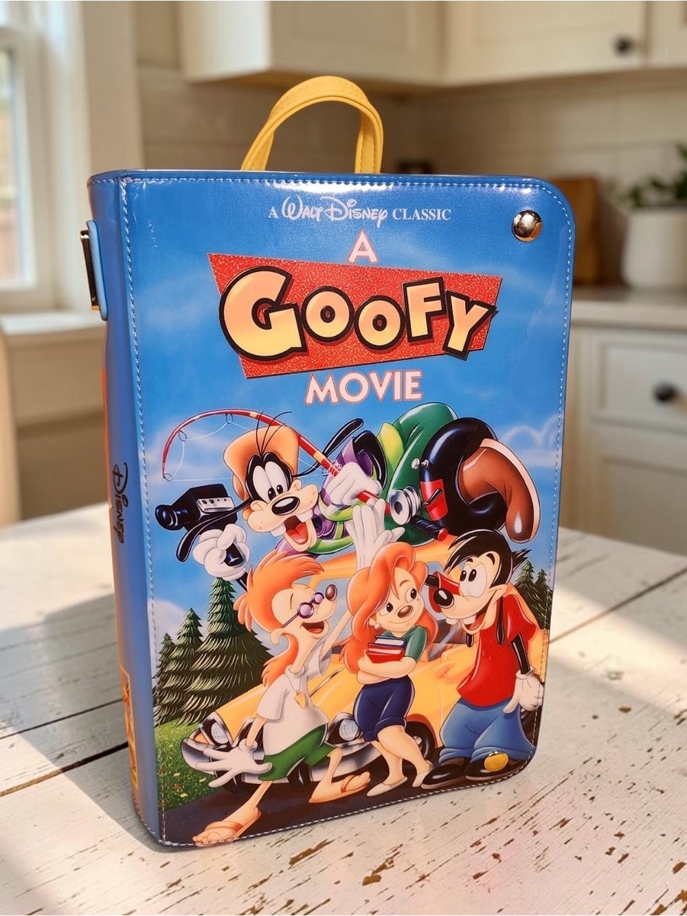 Loungefly Disney A Goofy Movie VHS Cover Mini Backpack NWT